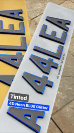 4D Blue Glitter Gel - Image 7