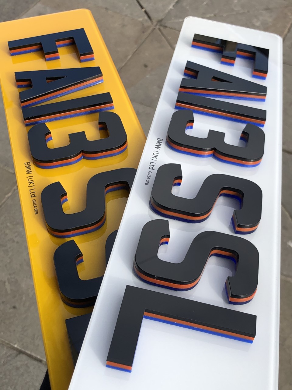 M SPORT EDITION 4D Custom Plates